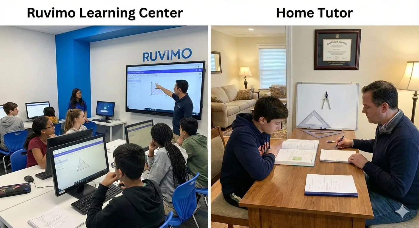 Geometry Learning Option Ruvimo vs. Home Tutors vs. After-School Programs