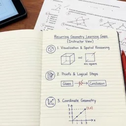 Learning Gaps by Professional Geometry Tutoring
